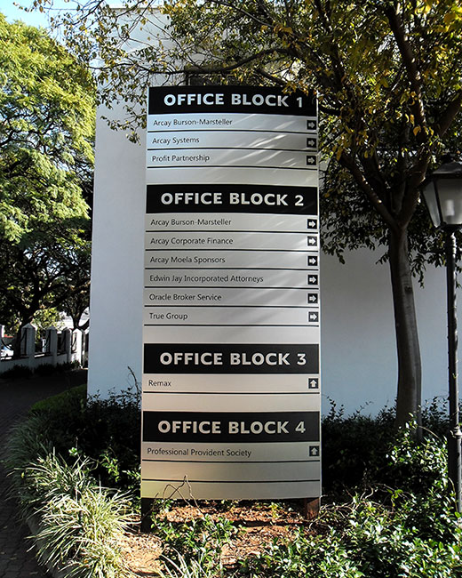 09. Indoor Signs / Directional Signs - South Africa